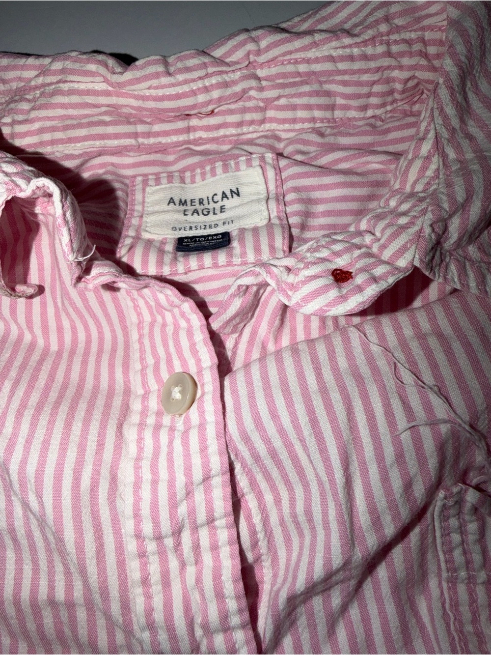 American Eagle oversized button down top - Picture 2 of 6